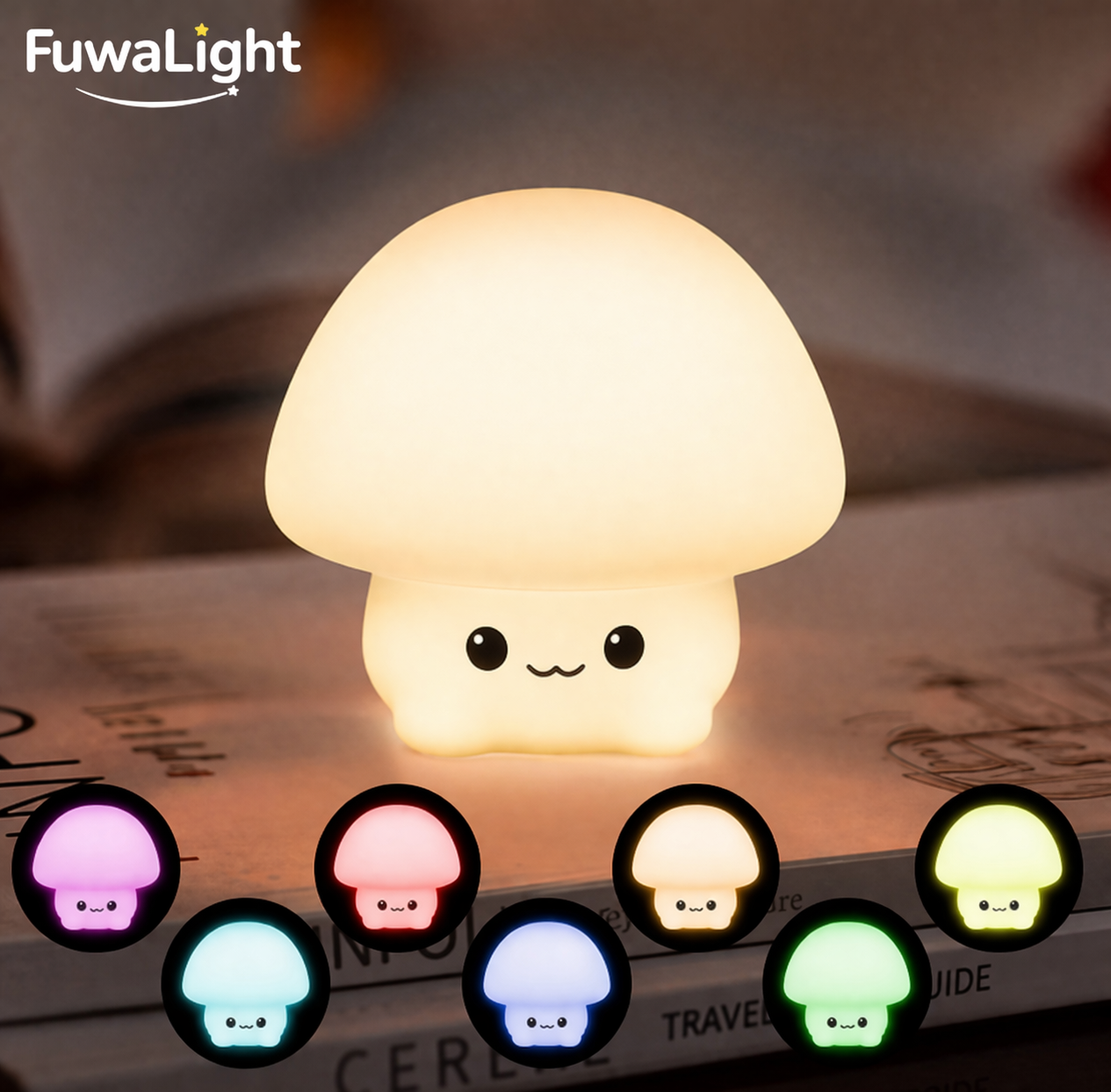 FuwaLight｜もこもこアルパカライト 癒しのふんわりナイトランプ